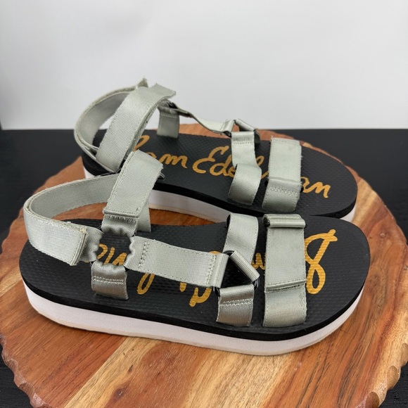 Sam Edelman Shoes - Sam Edelman Black Desert Olive Nylon Mariace Sandals Shoes sz 7